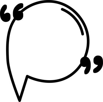 Black and white speech bubble balloon with quotation marks, icon sticker memo keyword planner text box banner, flat png transparent element design