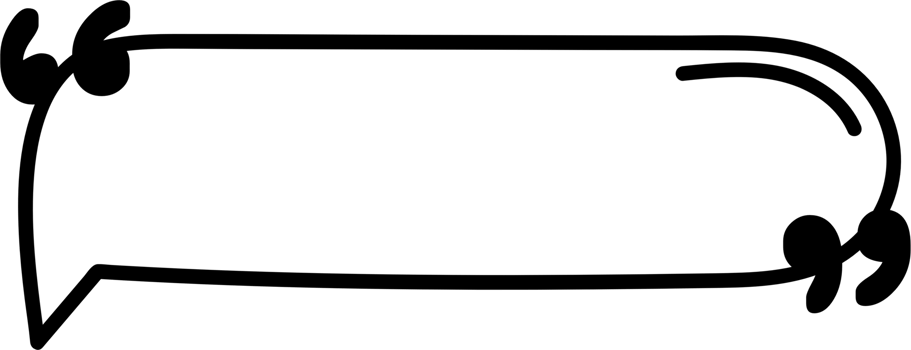 Black and white speech bubble balloon with quotation marks, icon sticker memo keyword planner text box banner, flat png transparent element design