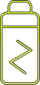 Battery free Vector Icon