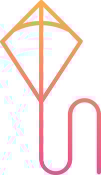 Kite Vector Icon