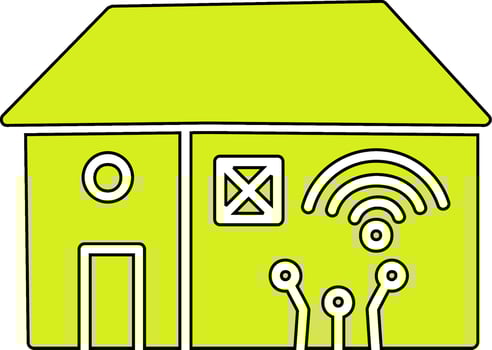 Smart House Vector Icon