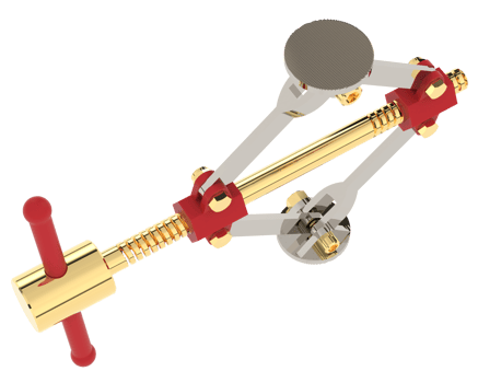 Car jack isolated on background. 3d rendering - illustration png