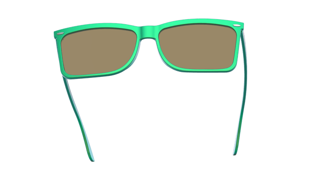 Sun glasses isolated on background. 3d rendering - illustration png