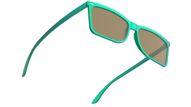 Sun glasses isolated on background. 3d rendering - illustration png
