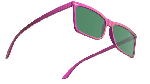 Sun glasses isolated on background. 3d rendering - illustration png