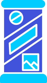 Roll Up Vector Icon
