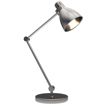 Modern desk lamp isolated on background. 3d rendering - illustration png