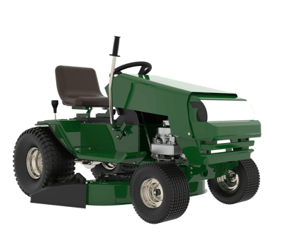 Grass cutter isolated on background. 3d rendering - illustration png
