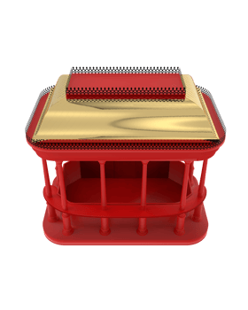 Promotional Kiosk isolated on background. 3d rendering - illustration png