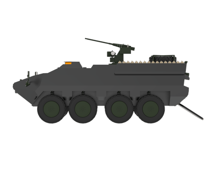 War vehicle isolated on background. 3d rendering - illustration png