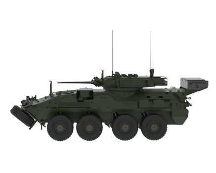 War vehicle isolated on background. 3d rendering - illustration png