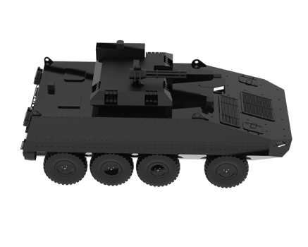 War vehicle isolated on background. 3d rendering - illustration png