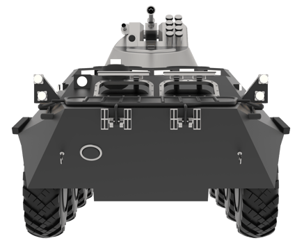 War vehicle isolated on background. 3d rendering - illustration png