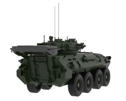 War vehicle isolated on background. 3d rendering - illustration png