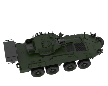War vehicle isolated on background. 3d rendering - illustration png