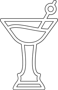 Martini Vector Icon
