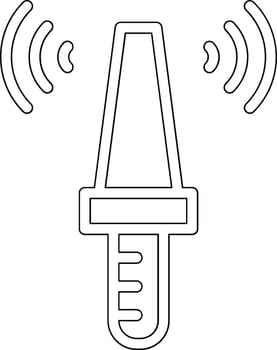 Metal Detector Vector Icon