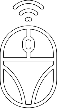 Wireless Mouse Vector Icon