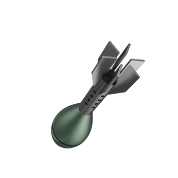 Mortar rocket explosive isolated on background. 3d rendering - illustration png