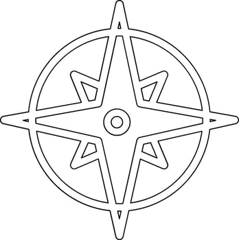Compass Vector Icon
