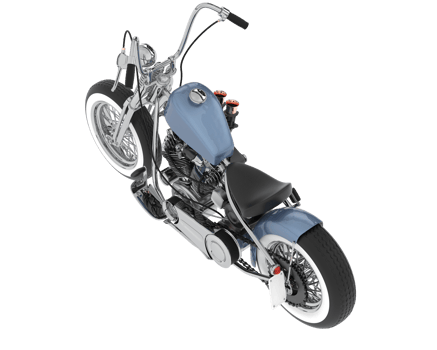 Motorcycle isolated on background. 3d rendering - illustration png