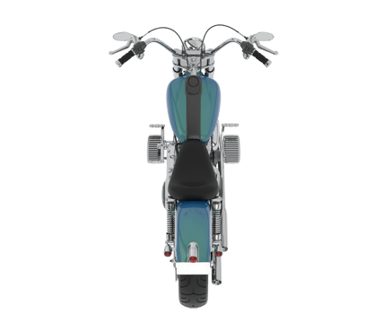 Motorcycle isolated on background. 3d rendering - illustration png
