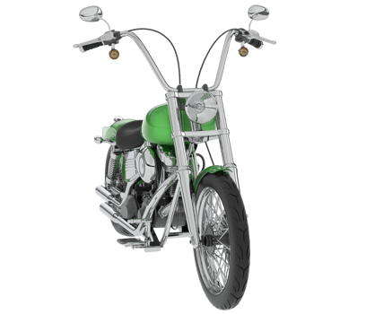 Motorcycle isolated on background. 3d rendering - illustration png