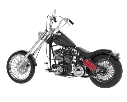 Motorcycle isolated on background. 3d rendering - illustration png