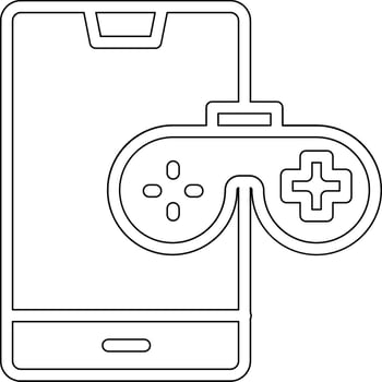 Smartphone Game Vector Icon