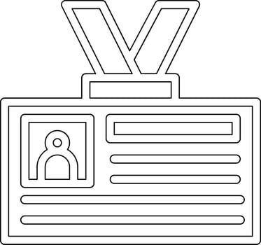 ID Card Vector Icon
