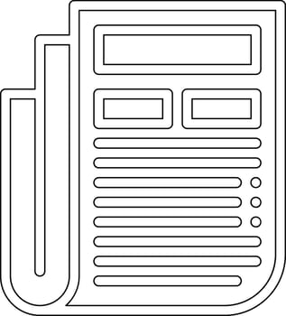 Newspaper Vector Icon