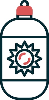 Sun Cream Vector Icon