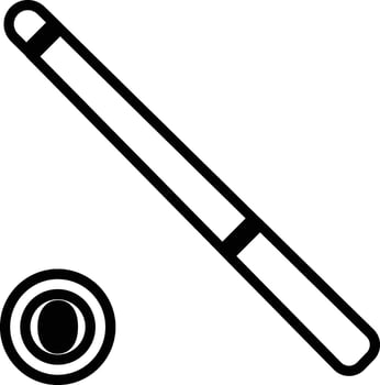 Sport icon in flat style. isolated on Tennis rackets, Baseball bats, Lacrosse sticks, Hockey cues, Cricket bats. Sport icons for logo, label, poster. Vector for apps, web
