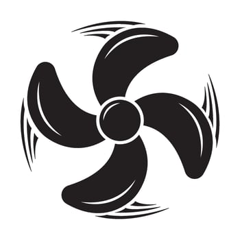 propeller icon logo vector design template