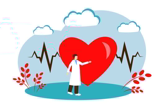 Cardiology. Medicine. Pulse. Cardiologist. Cardiogram vector