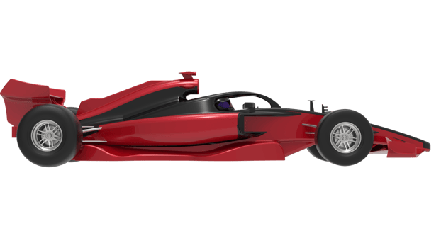 Racing car isolated background. 3d rendering - illustration png
