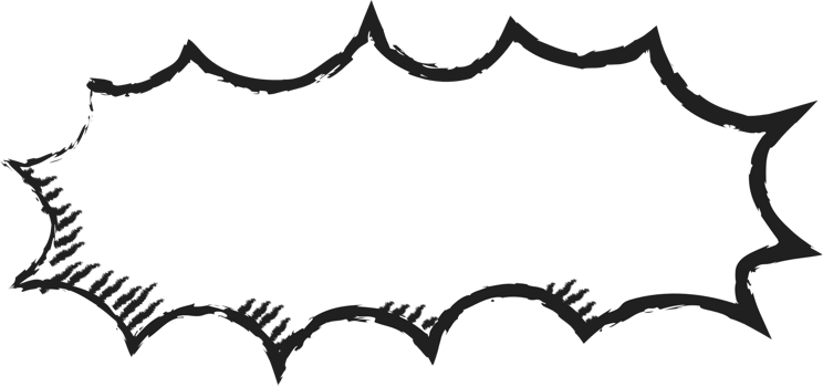 Black and white color speech bubble balloon, icon sticker memo keyword planner text box banner, flat png transparent element design
