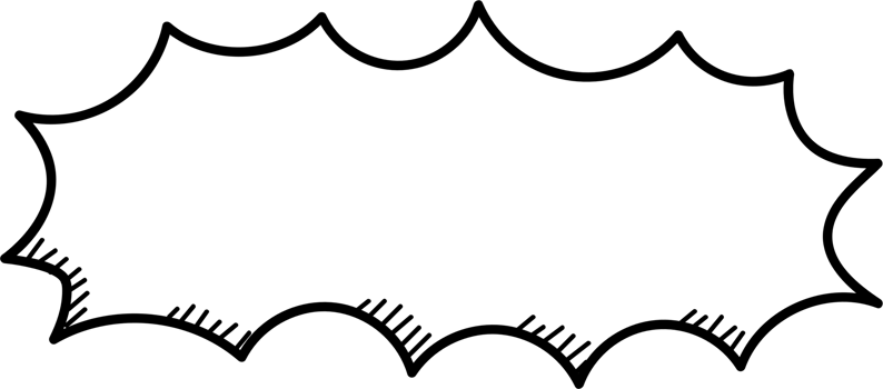 Black and white color speech bubble balloon, icon sticker memo keyword planner text box banner, flat png transparent element design