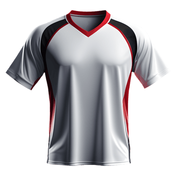 AI generated Sport jersey uniforms, isolated on transparent background. png