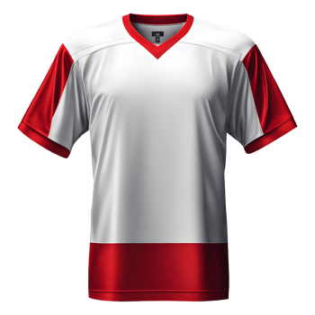 AI generated Sport jersey uniforms, isolated on transparent background. png