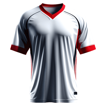 AI generated Sport jersey uniforms, isolated on transparent background. png