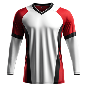 AI generated Sport jersey uniforms, isolated on transparent background. png