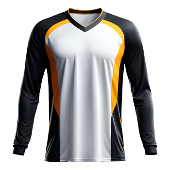 AI generated Sport jersey uniforms, isolated on transparent background. png