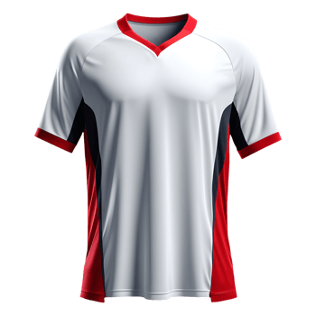 AI generated Sport jersey uniforms, isolated on transparent background. png