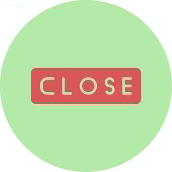 Close Vector Icon