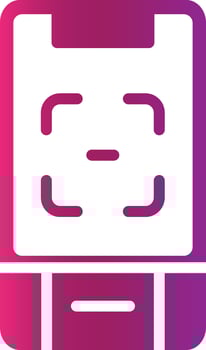 Glyph Gradient Design vector