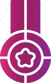 Glyph Gradient Design vector