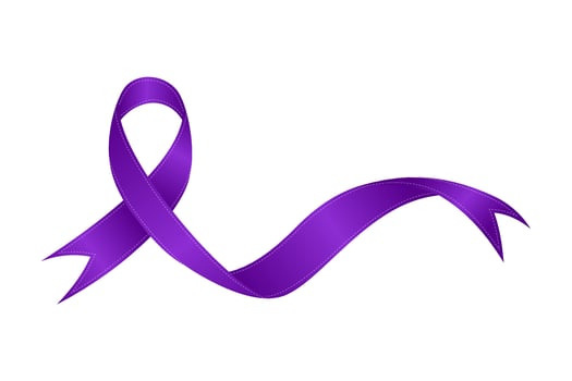 Cancer awareness ribbon illustration vector