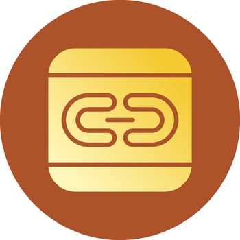 Link Creative Icon Design vector