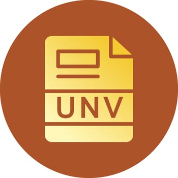 UNV Creative Icon Design vector